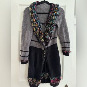 Handmade Multicolor Knit Women's Sweater, Made by a Master Knitter